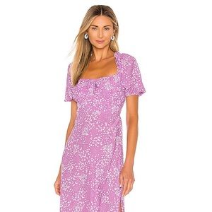 Faithfull the brand lilac dress